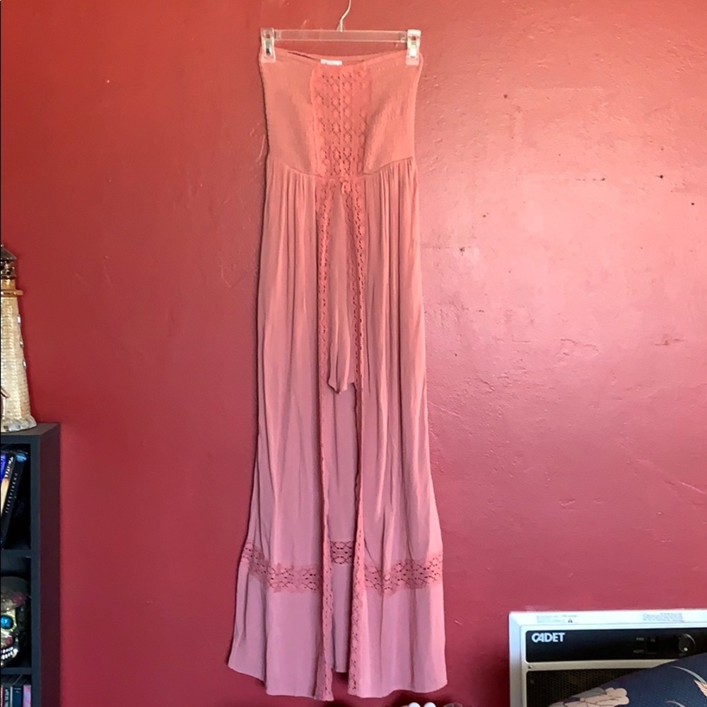 Xhilaration Strapless open front dress